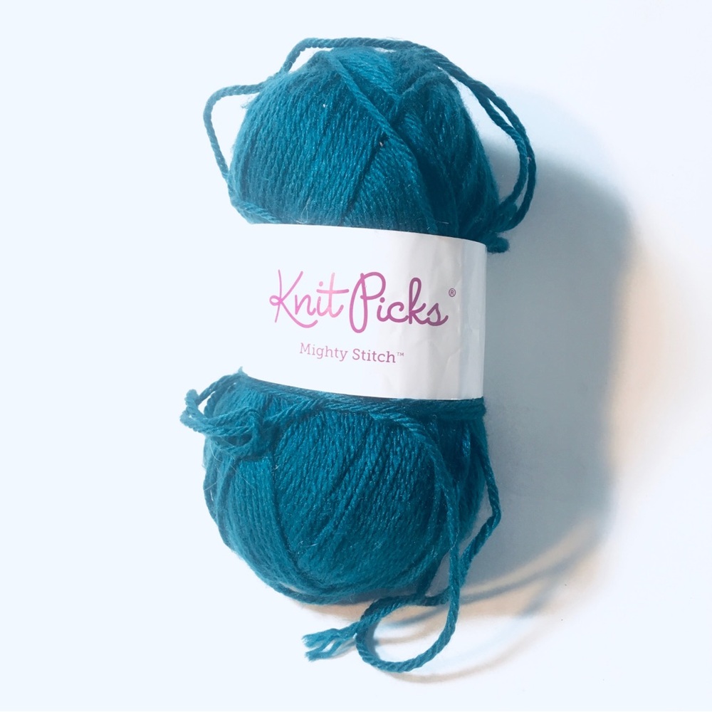 Knit Picks Mighty Stitch Yarn 26826 Spruce 1703 Superwash Wool Acrylic 208 Yd